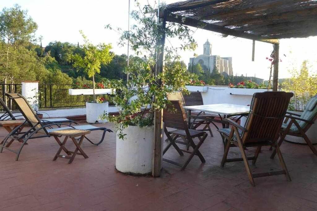 Apartamento Con Increibles Vistas Y Terraza خيرونا المظهر الخارجي الصورة